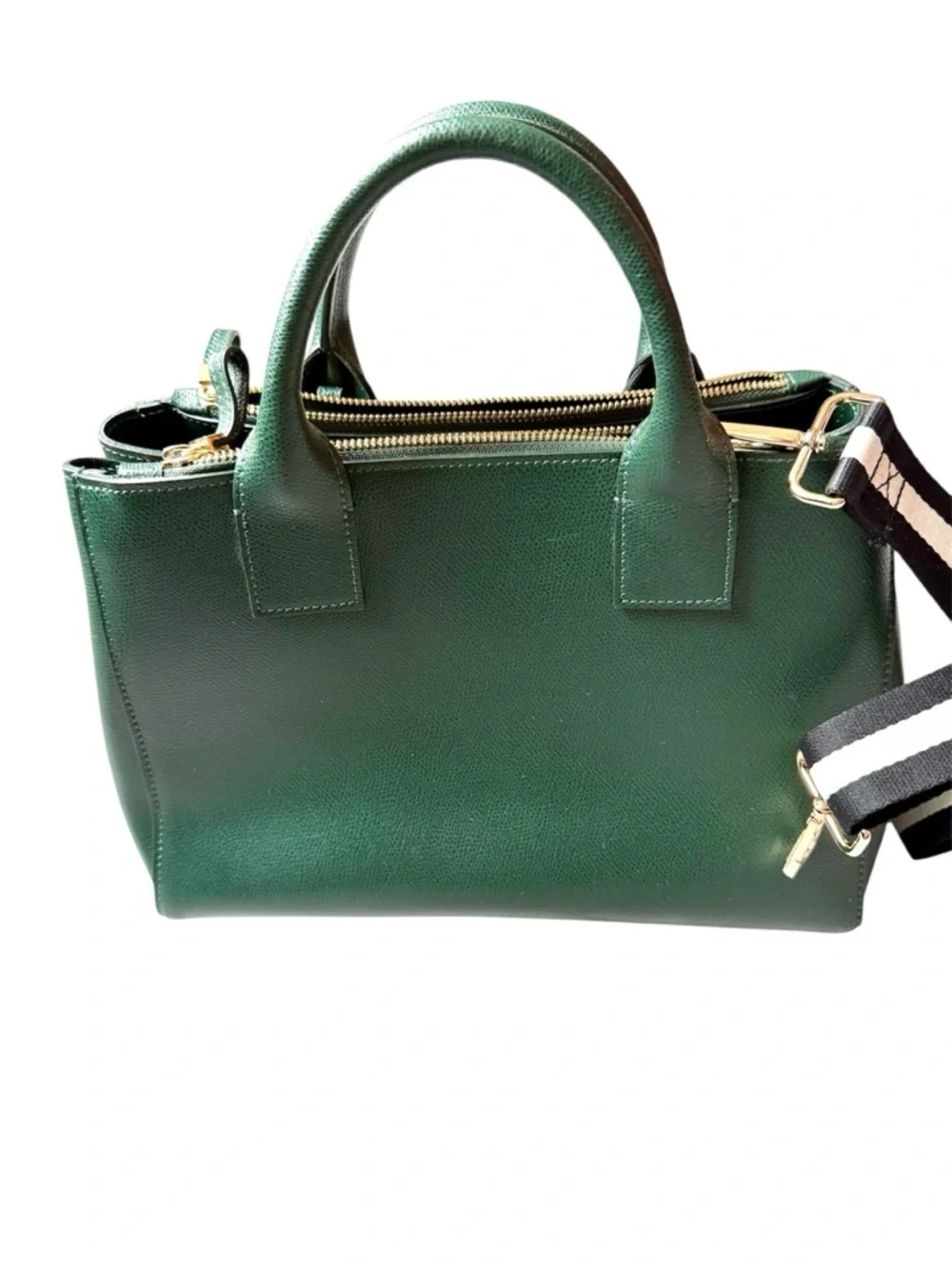 Teddy Blake Bella Vitello Italian Bag avocado dark green forest green NWT - Picture 3 of 16